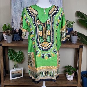 NEW! Bali Beach Summer Tshirt 100% Cotton - Green Batik Bali